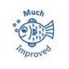 61745 Much Improved Fish Classmate Teacher Reward stamp