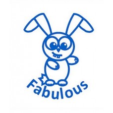 61746 Fabulous Rabbit Classmate Teacher Reward Stamp