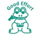63268 Good Effort Frog Classmate Teacher Reward Stamp