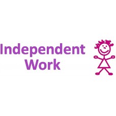 63565 Independent Work Teacher Reward Stamp