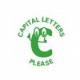 63608 Capital Letters Please Classmate Teacher Reward Stamp