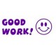 63619 Good Work Smiley Face Teacher Reward Stamp