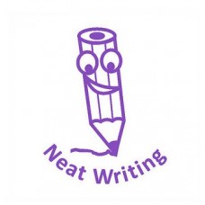 65241 Neat Writing Pencil Classmate Teacher Reward Stamp