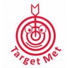 68575 - Red Target Met Self InkingTeacher Reward Stamp