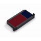 Trodat 6/4912/2 2 pack Replacement Red/Blue Ink Pads for Office Printy Models