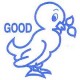 Good (Blue Duck) Self Inking Teachers Reward Stamp X11703