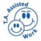 T.A. Assisted Work Teacher Reward Stamp