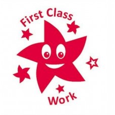 65240 - First Class Work Star Classmate Teacher Reward Stamp