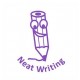 65241 - Neat Writing Pencil Classmate Teacher Reward Stamp