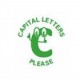 63608 - Capital Letters Please Classmate Teacher Reward Stamp