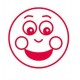 61497 - Smiley Face (Dimples) Classmate Teacher Reward Stamp