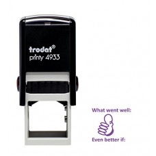 Trodat Printy 4933 Self Inking Education Stamp"What Went Well"