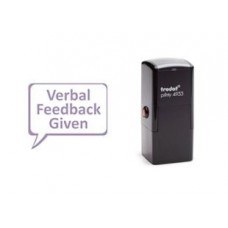 Verbal Feedback Given Self Inking Teacher Reward Stamp (Violet)