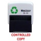Maxstamp MAX1CON Self-inking stamp.