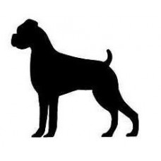 Loyalty Card Self Inking Stamp - Boxer Dog