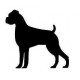 Loyalty Card Self Inking Stamp - Boxer Dog