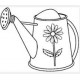Loyalty Card Self Inking stamp - Watering Can