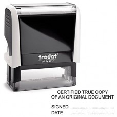 Certified True Copy Of The Original - For Solicitors, Financial Advisors Stock Rubber Stamp - Trodat 4913