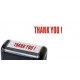 Athena - THANK YOU - Self inking stamp - RED INK 36 x 13 mm