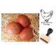 Personalised Egg Stamp - Wooden mounted - 12mm