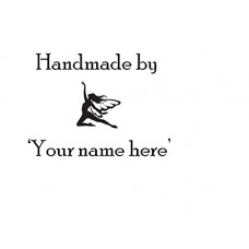Handmade Personalised with your name - Fairy self inking stamp -28 x 28mm