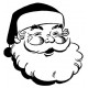 Loyalty Card Self Inking stamp - Father Christmas