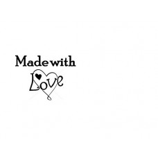 Made with Love - self inking stamp - 28mm