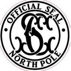 Santas official North Pole seal - (SNP4) 28 mm self inking Christmas stamp max 5280