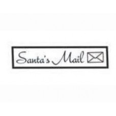 Santas mail stamp - self inking christmas stamp