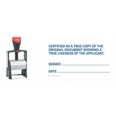 COLOP Custom Heavy Duty Microban Stamp - up to 6 Lines of Text