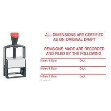 COLOP Custom Heavy Duty Microban Stamp - up to 10 Lines of Text