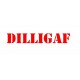 DILLIGAF - 13mm x 36mm Novelty Stamp