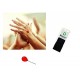 Red Balloon - Hand stamp - suitable for Festivals - Night Clubs - Parties etc self inking 18mm circ 5210