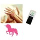 Pink Unicorn - Hand stamp - suitable for Festivals - Night Clubs - Parties etc self inking 18mm circ 5210