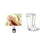 Black Wellies - Hand stamp - suitable for Festivals - Night Clubs - Parties etc self inking 25mm black water based safe ink