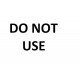 DO NOT USE - self inking stamp - 57 x 21 mm Black ink
