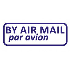 Air Mail Self inking Stamp - Blue ink - 23mm x 8mm