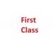 FIRST CLASS - SELF INKING office stamp - RED INK - 28 x 28 mm