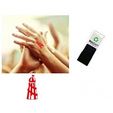 Helter Skelter - Red ink - Hand stamp - suitable for Festivals - Night Clubs - Parties etc self inking 18mm circ 5210
