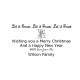 Personalised Christmas Card Stamp - 73 x 35mm self inking stamp