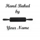 Hand baked Personalised self inking stamp - 28 x 28mm