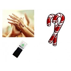 Christmas Candy Cane - Hand stamp - Ideal for Parties, Events, Festivals etc 18mm