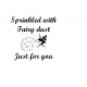Just for you - Self inking stamp - Black ink - 28 x 28mm