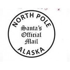 Santas North Pole seal - 28 mm self inking Christmas stamp max 5280
