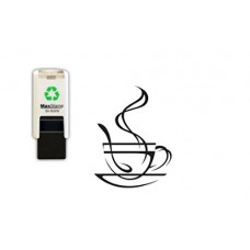 Loyalty Stamp - Coffee Shop - self inking stamp - Black ink 11mm