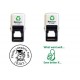 Twin pack - Self inking stamps - 28mm - Please complete task (black ink) What went well (Green Ink)