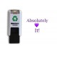 Absolutely Love It! - Loyalty rewards self inking stamp - Violet Ink 11mm