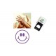 Smiling Face - Self inking Hand stamp - Ideal for Parties, Events, Festivals etc 18mm VIOLET INK