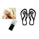 Flip Flops - Self inking Hand stamp - Ideal for Parties, Events, Festivals etc 18mm Black Ink
