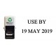 USE BY - Self Inking 5260/D - Dater Stamp black ink